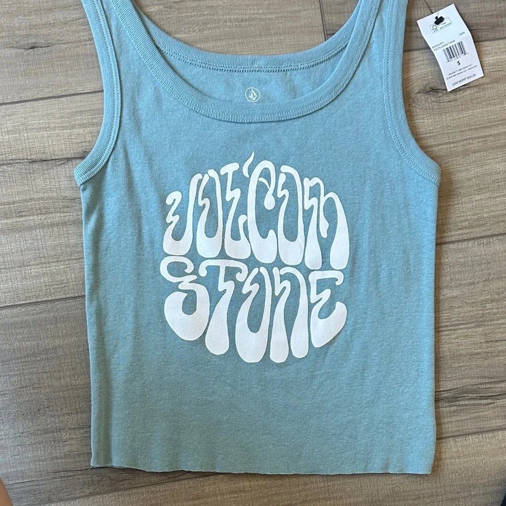 Volcom Light Blue Graphic Tank - Picture 3 of 5